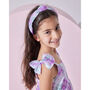 Bodrum Girls Cotton Dress With Matching Hairband, thumbnail 7 of 7