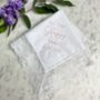 For Your Happy Tears Lace Wedding Handkerchief, thumbnail 1 of 5