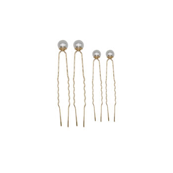 Set Of Four Pearl Hair Pins, 2 of 4