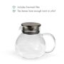 Teamaster Teapot Single Walled Borosilicate Glass 500ml, thumbnail 3 of 7