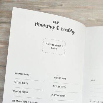 Our First Years | Twin Baby Book | Personalised Twin Gift, 5 of 11