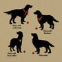 Personalised Setter Print For One Or Two Dogs, thumbnail 2 of 9