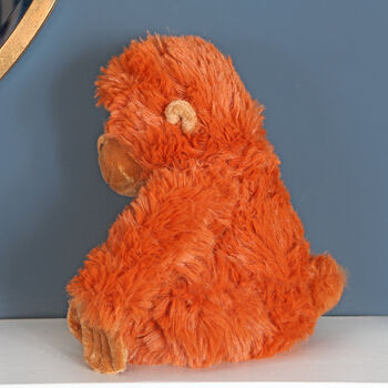 Soft Orangutan Plush Toy, Eco Friendly, 6 of 7