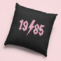 Personalised Year Of Birth Rock Jumbo Cushion Cover, thumbnail 1 of 4