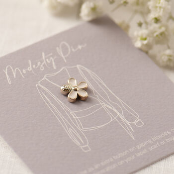 Five Petal Flower Modesty Pin, 2 of 10