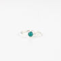 Silver Plated Gemstone Adjustable Ring, thumbnail 6 of 11