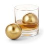 Stainless Steel Shimmering Golden Ice Balls, thumbnail 1 of 2