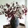 Faux Wispy Burgundy And Willow Arrangement, thumbnail 1 of 4