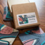 Boxed Set Of Midcentury 'Monterey' Coasters, thumbnail 2 of 2