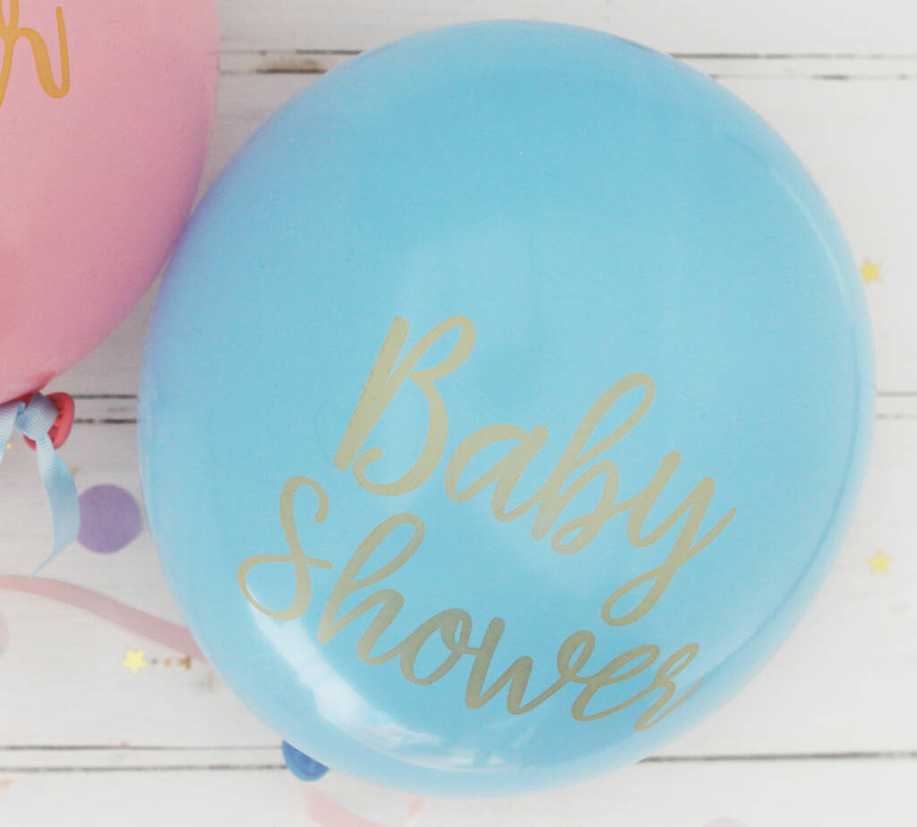 Blue Baby Shower Balloons