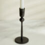 Aruma Iron Black Candle Holder, thumbnail 3 of 3