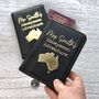 Pair Of Honeymoon Destination Passport Covers, thumbnail 1 of 4