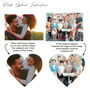 Personalised Heart Photo Frame Gift For Couples Wedding, thumbnail 6 of 7
