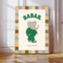 Babar The Elephant Nursery Welcome Art Print, thumbnail 1 of 3