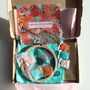 Make A Coral Inspired 3D Beaded Hoop Kit, Turquoise, thumbnail 4 of 7