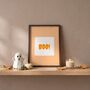 Personalised Halloween Typography Print, thumbnail 2 of 5
