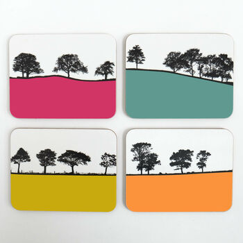 Rural Landscape Table Mat And Coaster Set Of Eight, 10 of 11