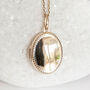 Personalised 9ct Yellow Gold Oval Locket, thumbnail 1 of 12