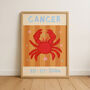 Horoscope Kids Personalised Birthday Art Print, thumbnail 5 of 12