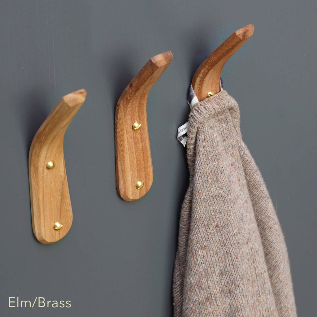 Wood Coat Hooks