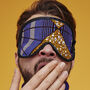 African Print Eye Mask With Pouch, thumbnail 3 of 11