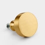 Solid Brass Gold, Black, Grey And Silver Cupboard Knobs, thumbnail 11 of 12