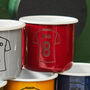 Personalised Football Shirt Enamel Mug, thumbnail 1 of 2