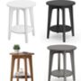 Small Round Table Side Table With Lower Shelf, thumbnail 11 of 11