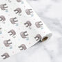 Elephant Kids Wrapping Paper Roll Or Folded, thumbnail 1 of 3