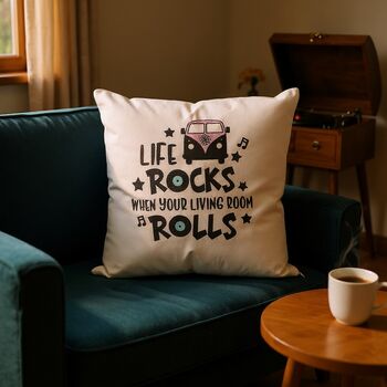 Vw Campervan Cushion Cover , Caravan Camper Decor, 2 of 2