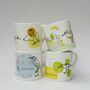 Red Shank Song Bone China Mug, thumbnail 4 of 4