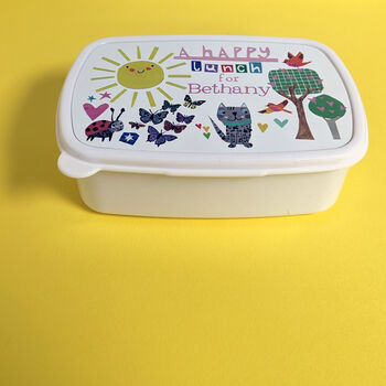 Personalised 'Happy Lunch' Lunchbox, 10 of 10