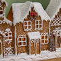 Pre Lit Gingerbread Lodge Ornament, thumbnail 3 of 4