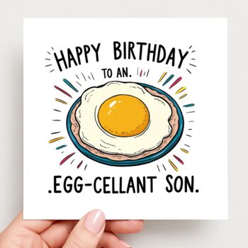 Egg Cellent Son Card, 2 of 2