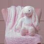 Personalised Bashful Pink Bunny Large Soft Toy, thumbnail 2 of 6