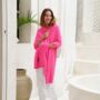 Neon Pink 100% Cashmere Travel Wrap Pashmina Shawl Gift Boxed, thumbnail 5 of 10