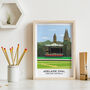 Contemporary Print Of Your Cricket Team's Ground, thumbnail 7 of 8