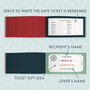 Personalised Book Of Christmas Giftable Tickets, thumbnail 3 of 10