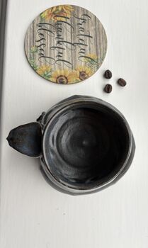 Hand Thrown Porcelain Mug, 3 of 5