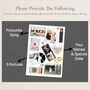 Personalised Wedding Memory Collage Photo Print, thumbnail 2 of 3