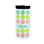 Personalised Block Floral Thermos Travel Flask, thumbnail 2 of 6