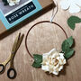 Paper Flower Kit Rose Wreath, thumbnail 2 of 12