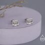 Sterling Silver Retro Music Cassette Tape Stud Earrings, thumbnail 3 of 12