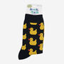 Men's Yellow Rubber Duck Bamboo Socks Black, thumbnail 3 of 4