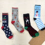 Set Of Women's Christmas Socks, thumbnail 1 of 2