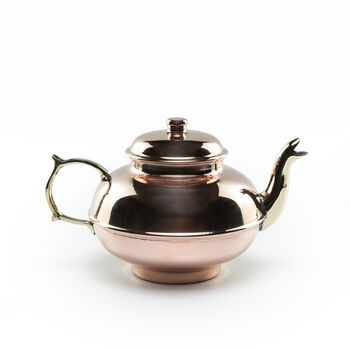 Handcrafted Copper Teapot – 900ml Turkish Kettle, 2 of 6