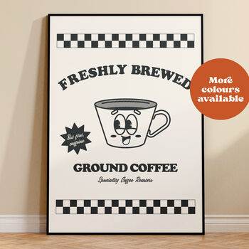 Freshly Brewed Ground Coffee Print, 5 of 5