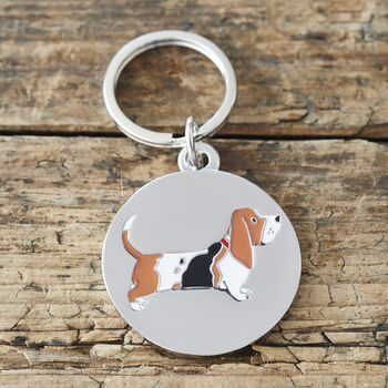 Basset Hound Dog ID Name Tag, 2 of 9