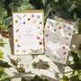 Wildflower Scatter Save The Date Cards And Envelopes, thumbnail 5 of 5