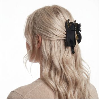 Black Stretching Cat Claw Clip, 3 of 3